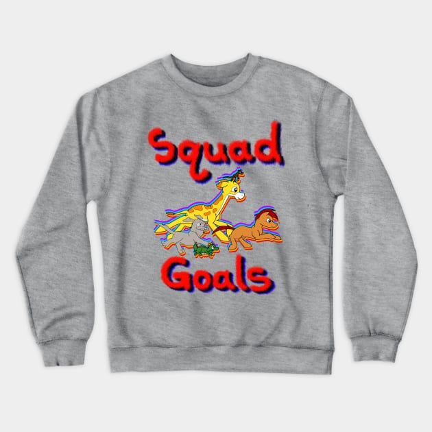 Squad Goals Crewneck Sweatshirt by RockyHay